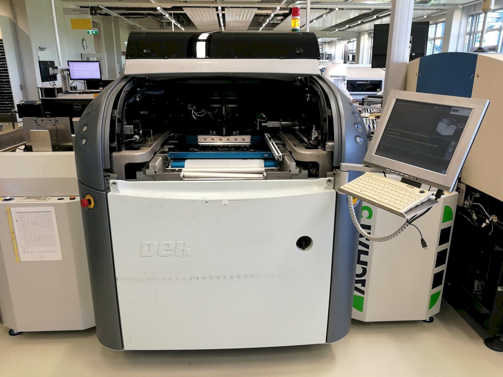 Vista frontal de la máquina DEK HORIZON 03i X