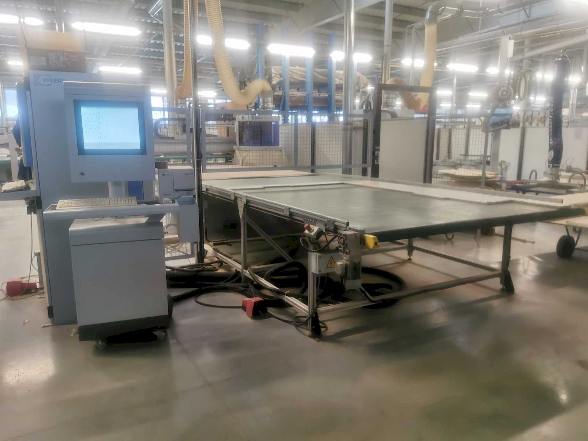 Vista frontal de la máquina HOMAG Vantage 28M