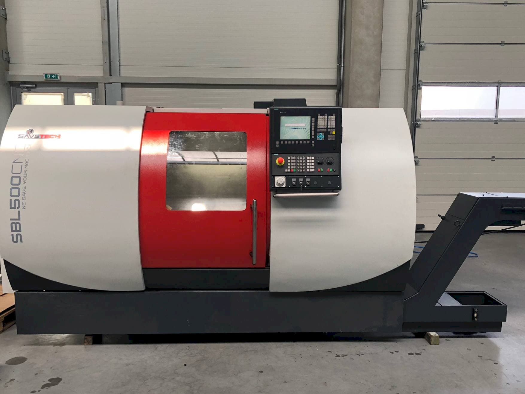 Vista frontal de la máquina TRENS SBL 500/750