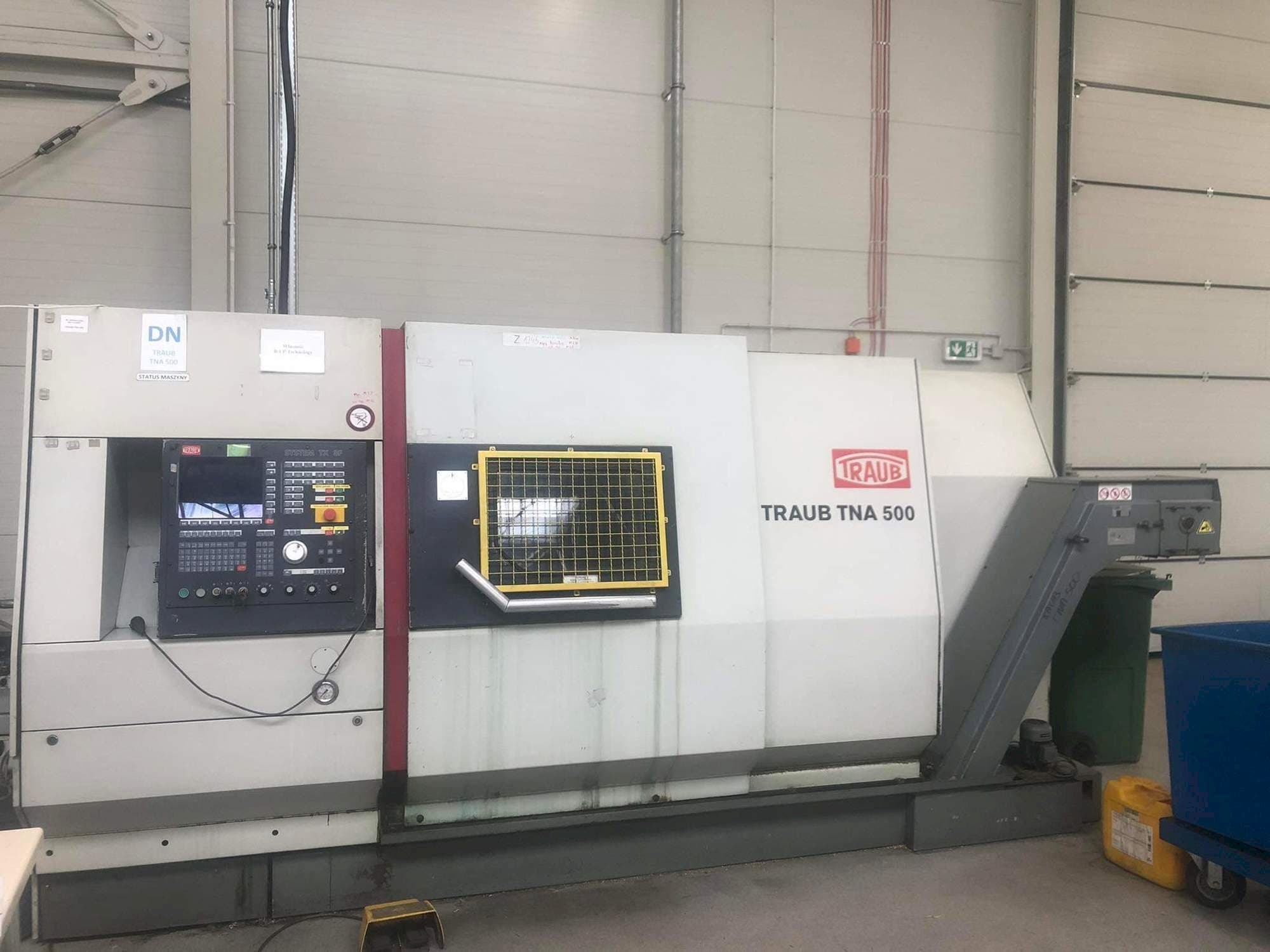 Vista frontal de la máquina TRAUB TNA 500/600