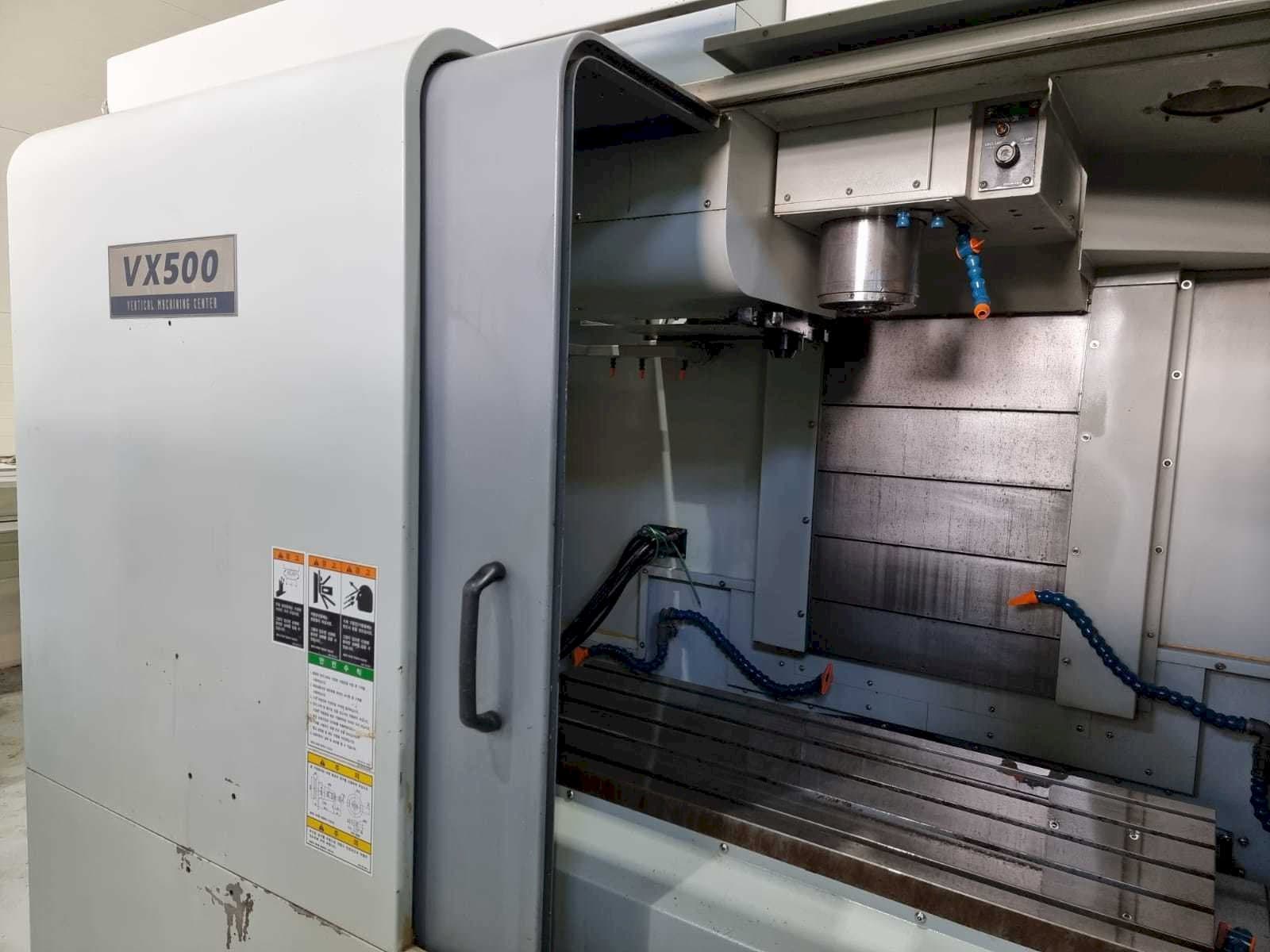 Vista frontal de la máquina Hyundai Wia VX500