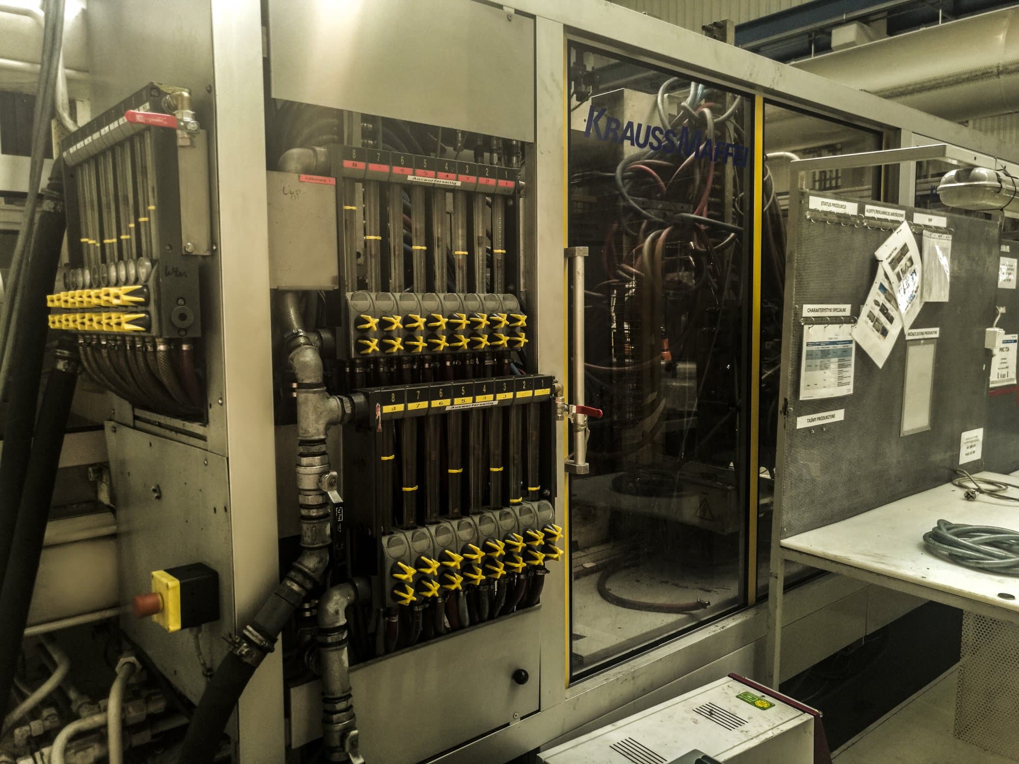 Front view of Krauss Maffei 800-8000 MC Machine