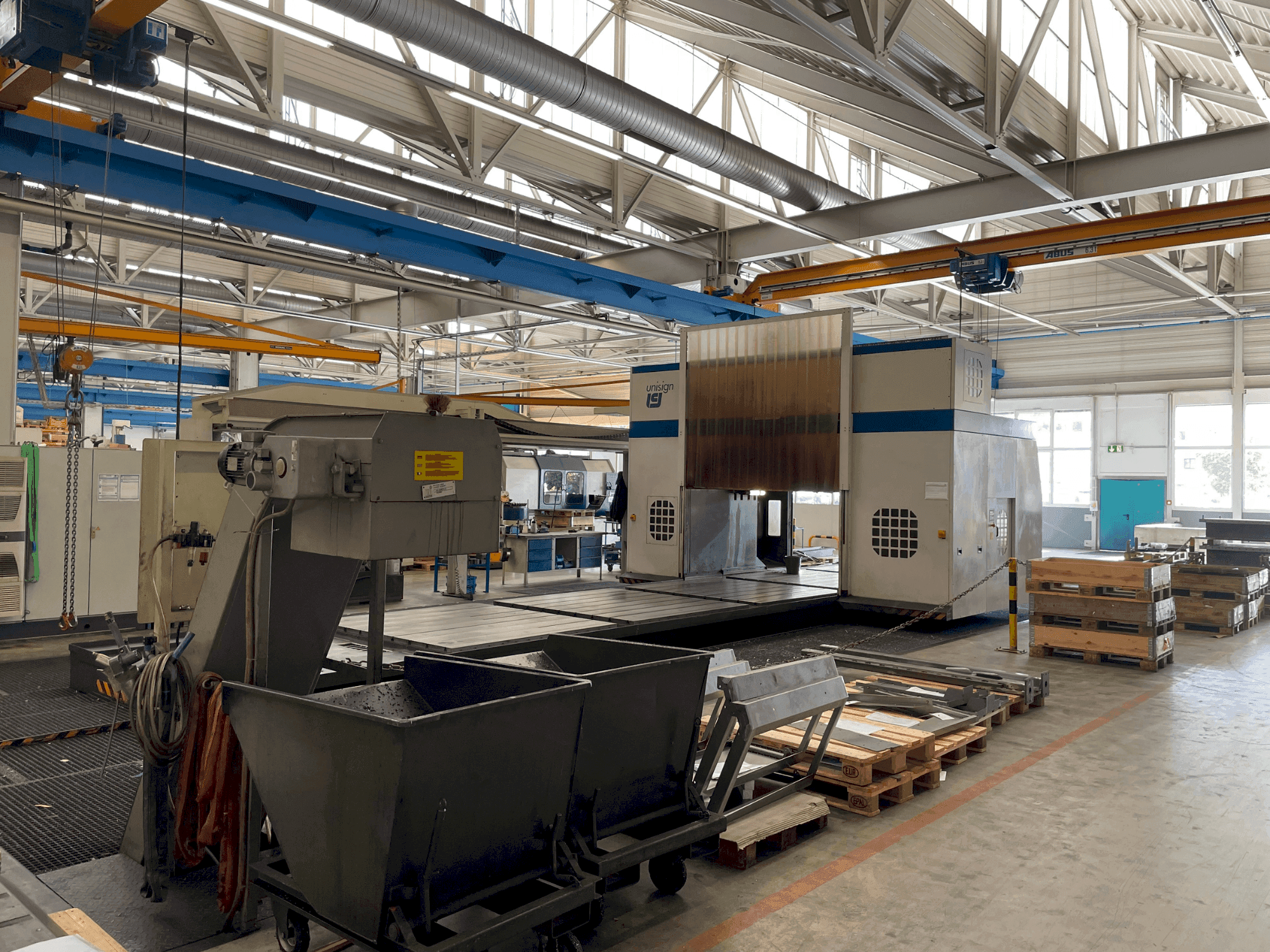 Vista frontal de la máquina Unisign UNIPORT 6000