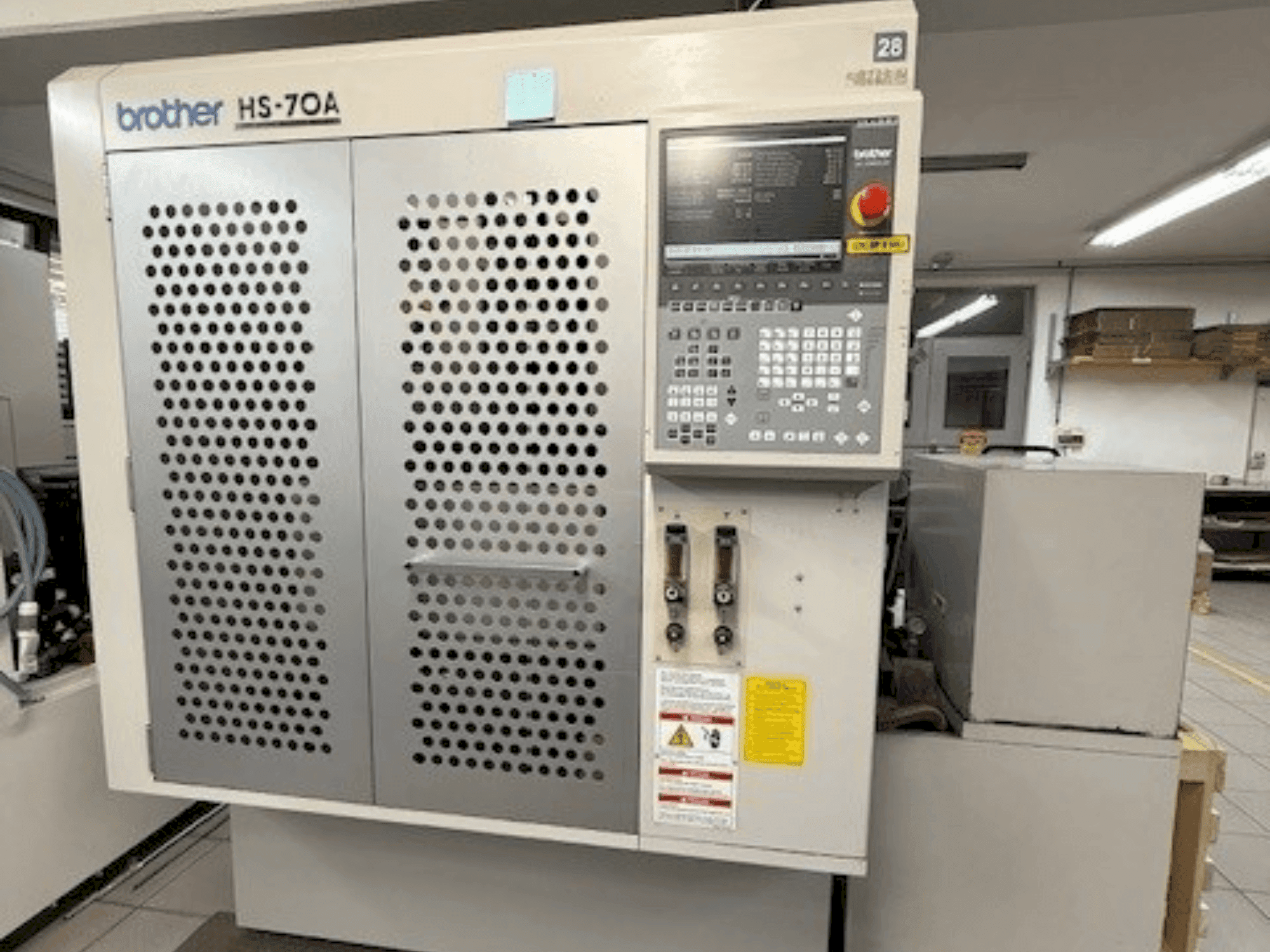 Vista frontal de la máquina Brother HS-70A