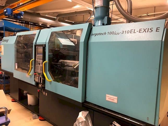 Vista frontal de la máquina DEMAG Ergotech 100/420 - 310 EL-EXIS E