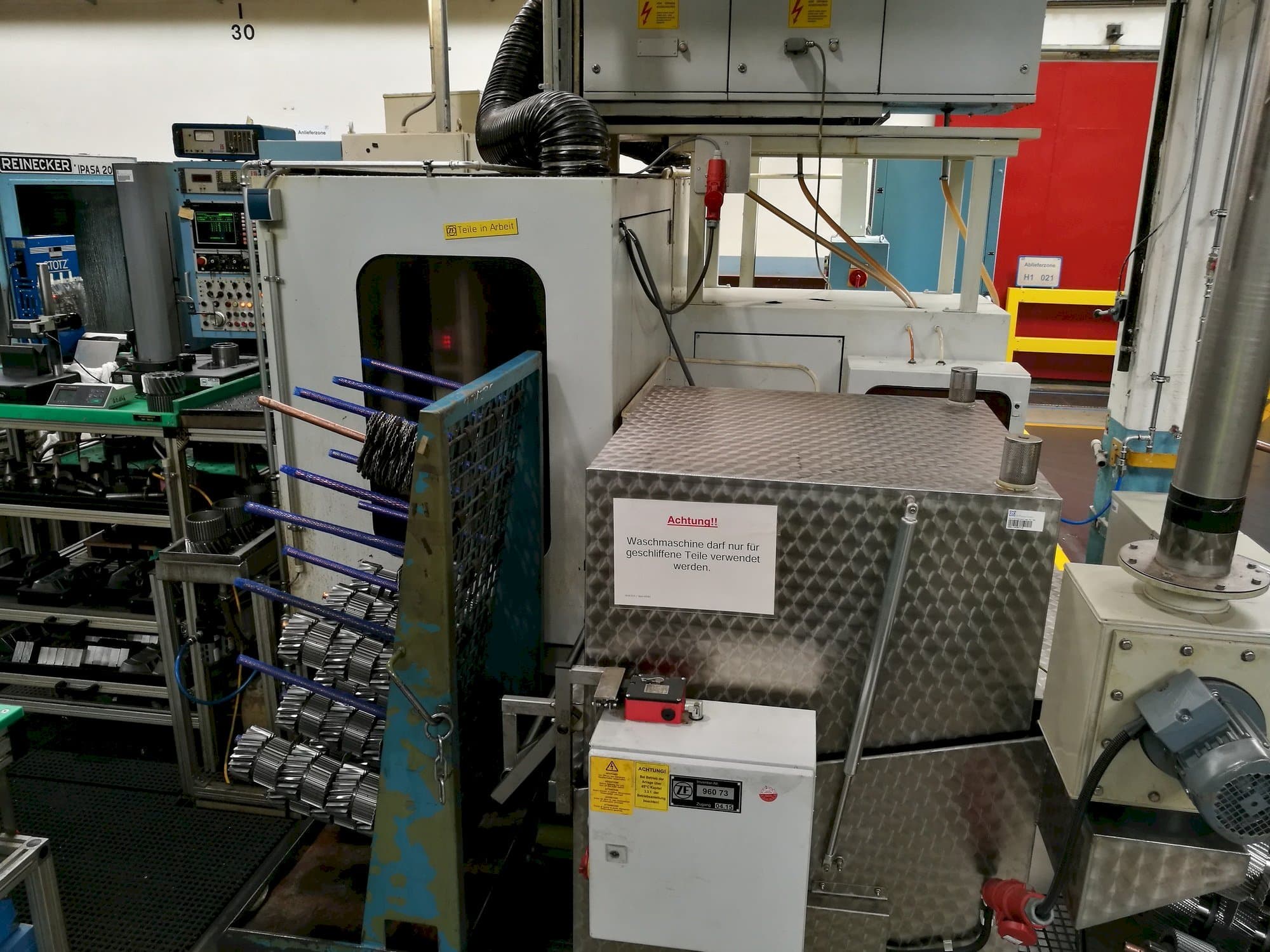 Vista frontal de la máquina Pfauter PH 280