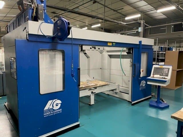 Vista frontal de la máquina HG GRIMME GSF 20/10