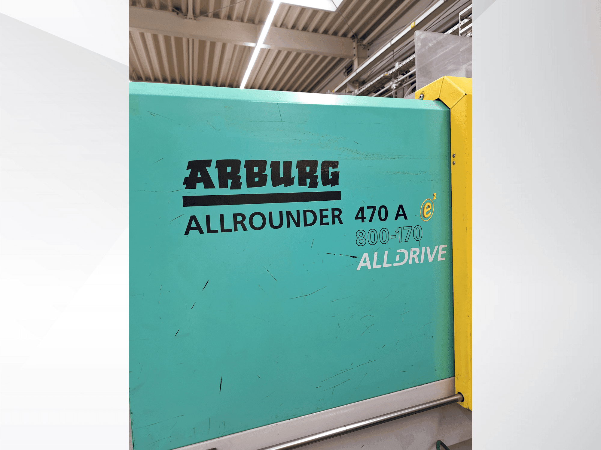 Vista frontal de la máquina Arburg 470 A 800-170