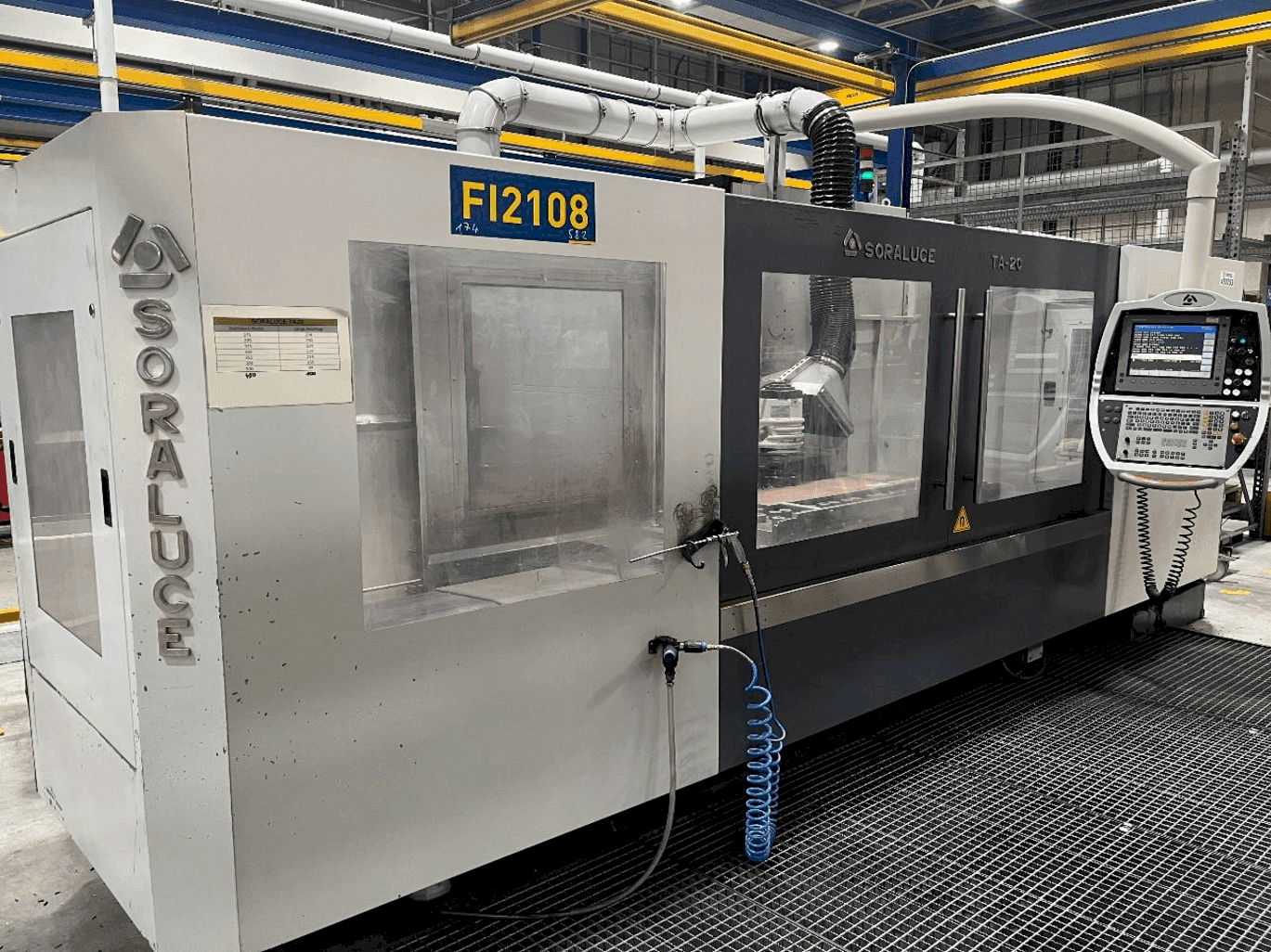 Vista frontal de la máquina Soraluce TA-20