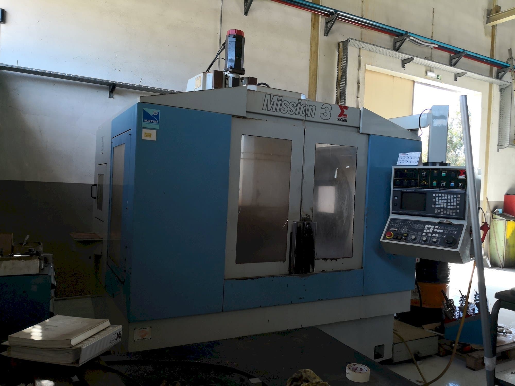 Vista frontal de la máquina Sigma Mission 3