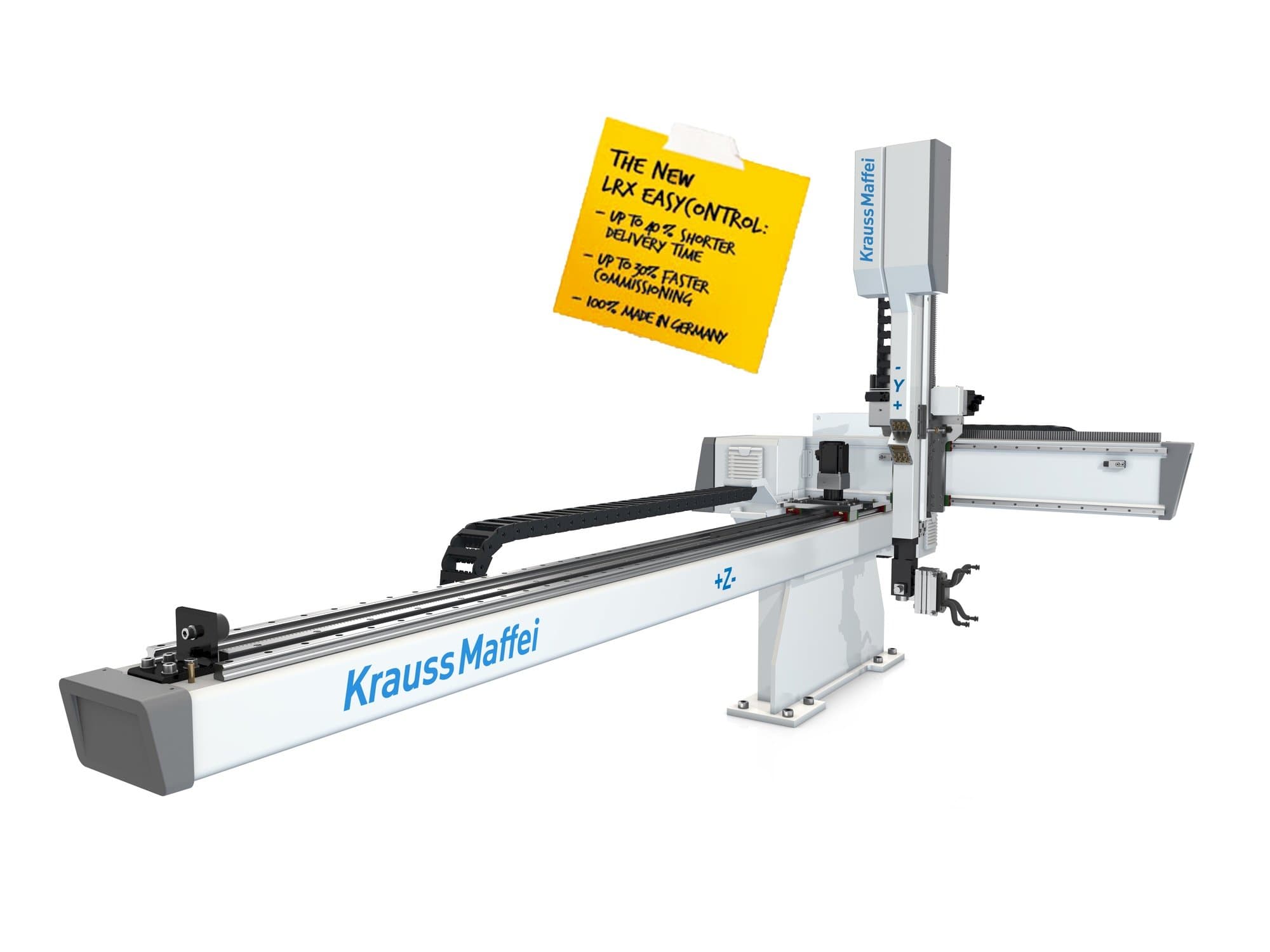 Vista frontal de la máquina Krauss Maffei LRX EasyControl 50