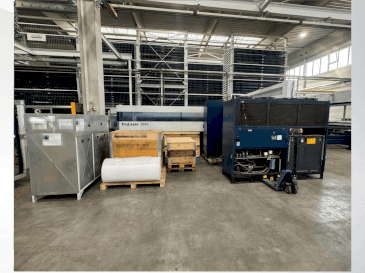 Vista frontal de la máquina TRUMPF TruLaser 3040