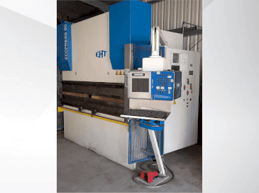 Vista frontal de la máquina EHT Ecopress 80