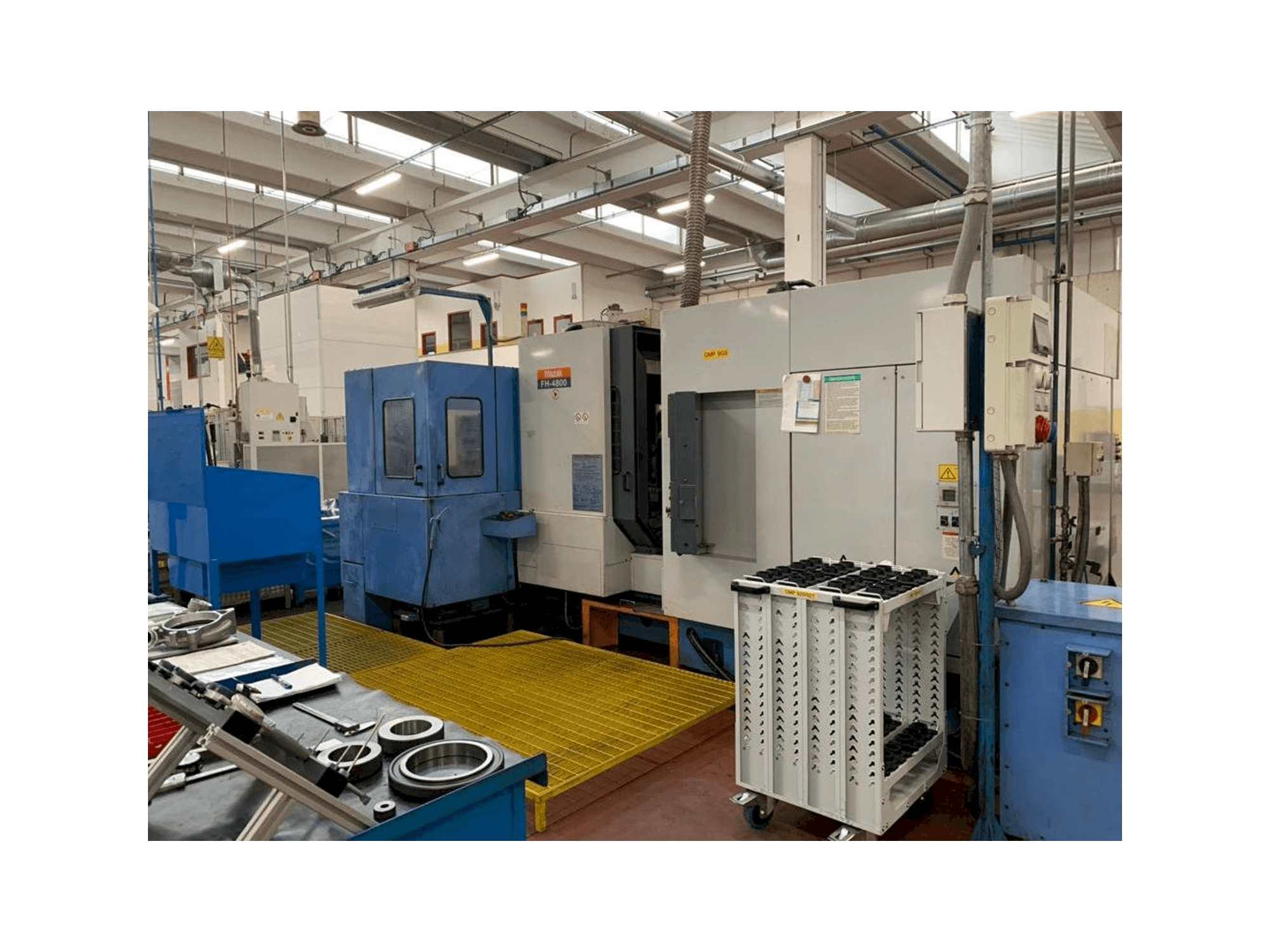Vista frontal de la máquina Mazak FH-4800