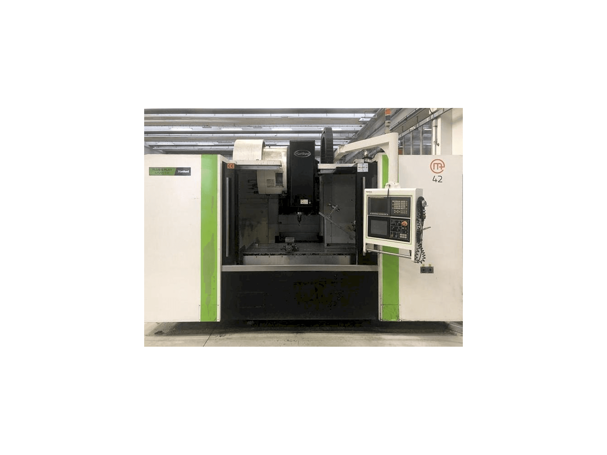 Vista frontal de la máquina Hartford MVP16