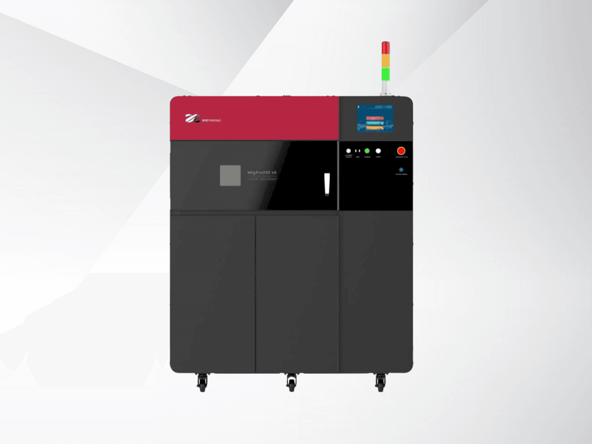 Vista frontal de la máquina XYZprinting MfgPro230 xS