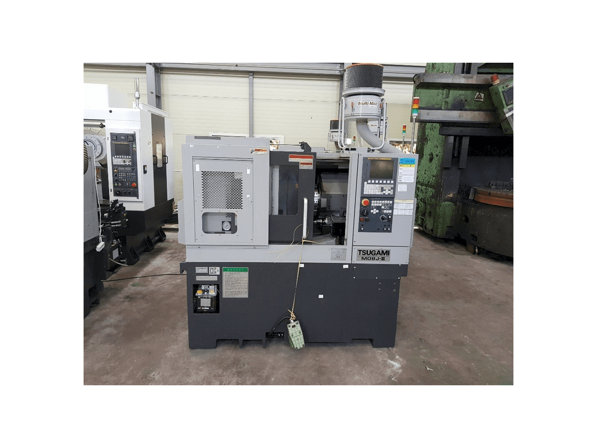 Vista frontal de la máquina TSUGAMI M08J-Ⅱ