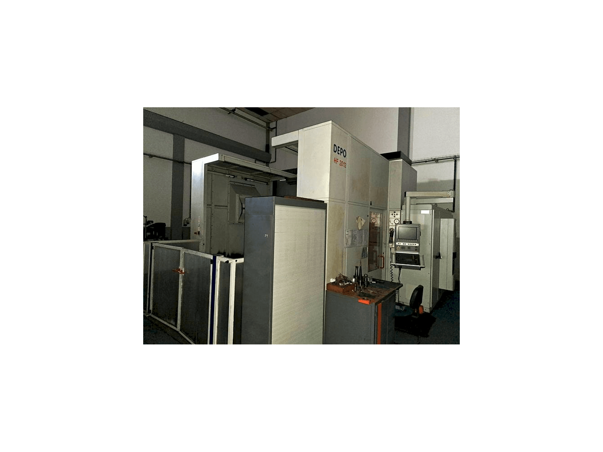 Vista frontal de la máquina DEPO HP