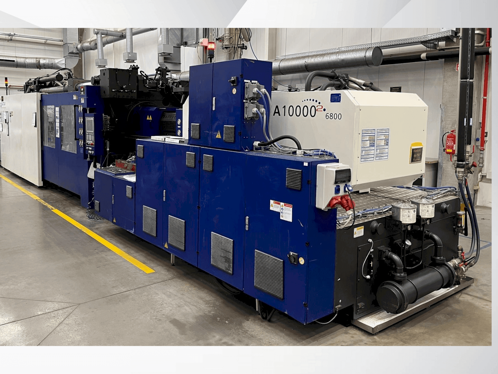 Vista frontal de la máquina HAITIAN MARS MA10000 II