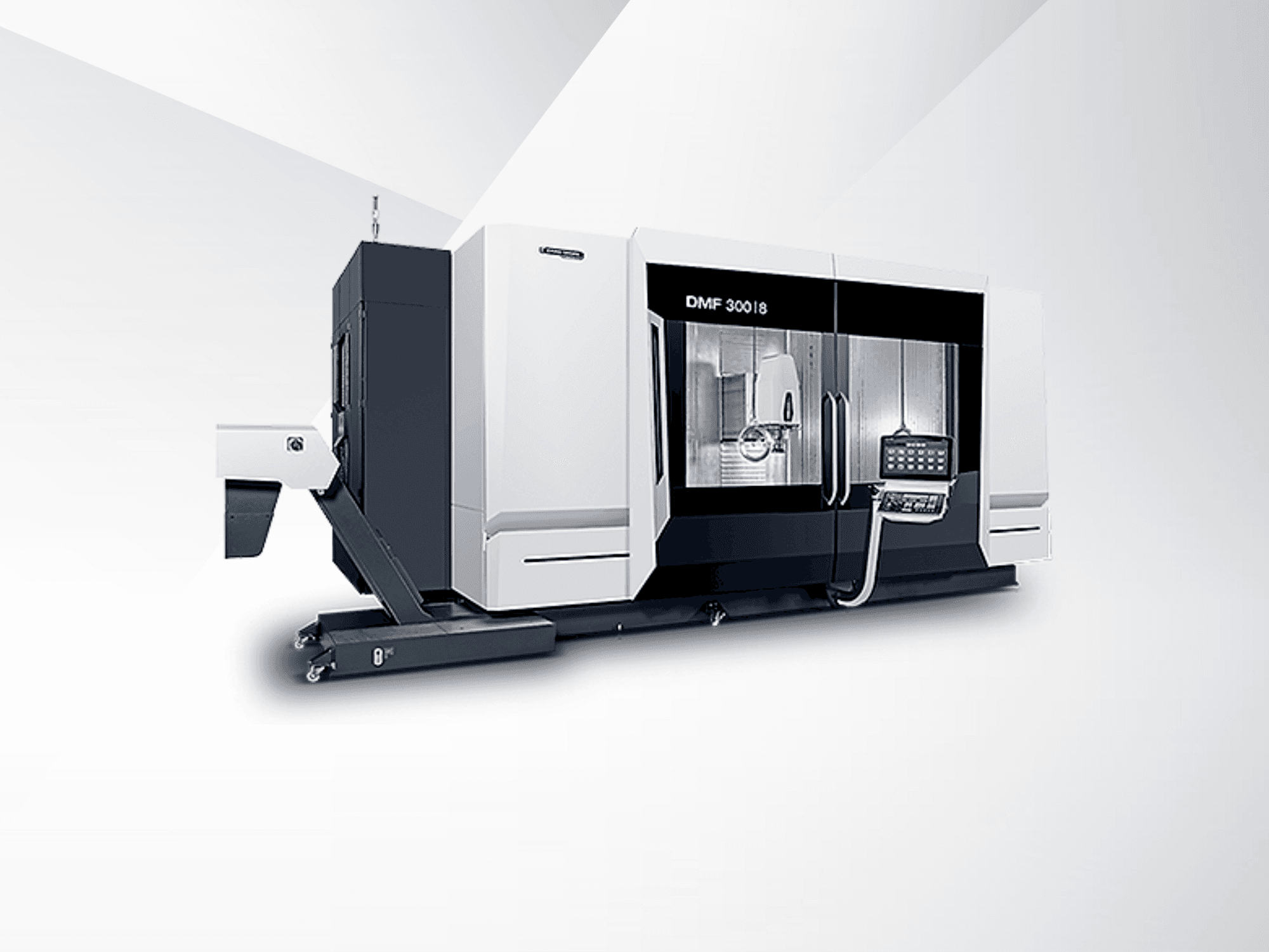 Vista frontal de la máquina DMG MORI DMF 300-8