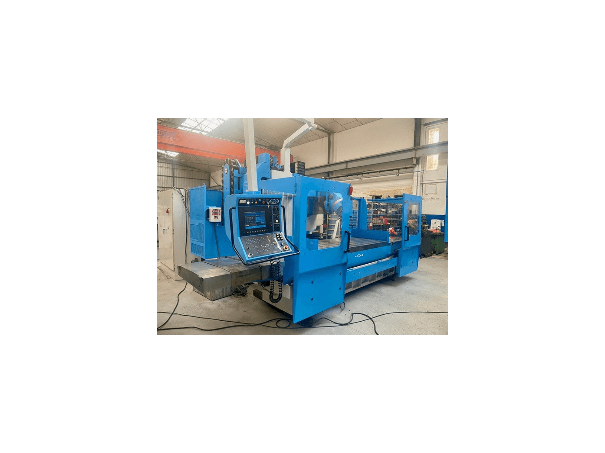 Vista frontal de la máquina MTE BF 2200