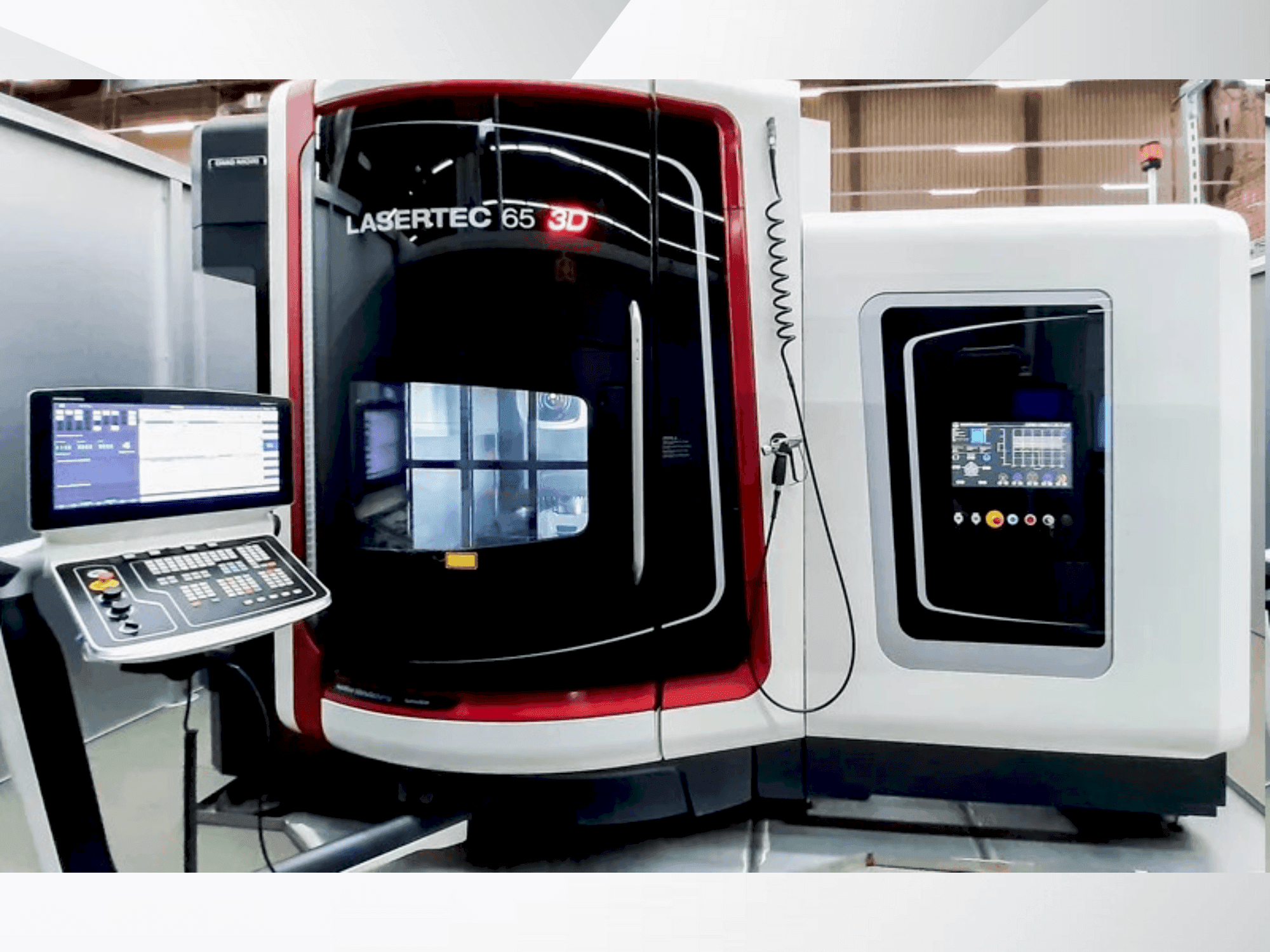 Vista frontal de la máquina DMG MORI Lasertec 65
