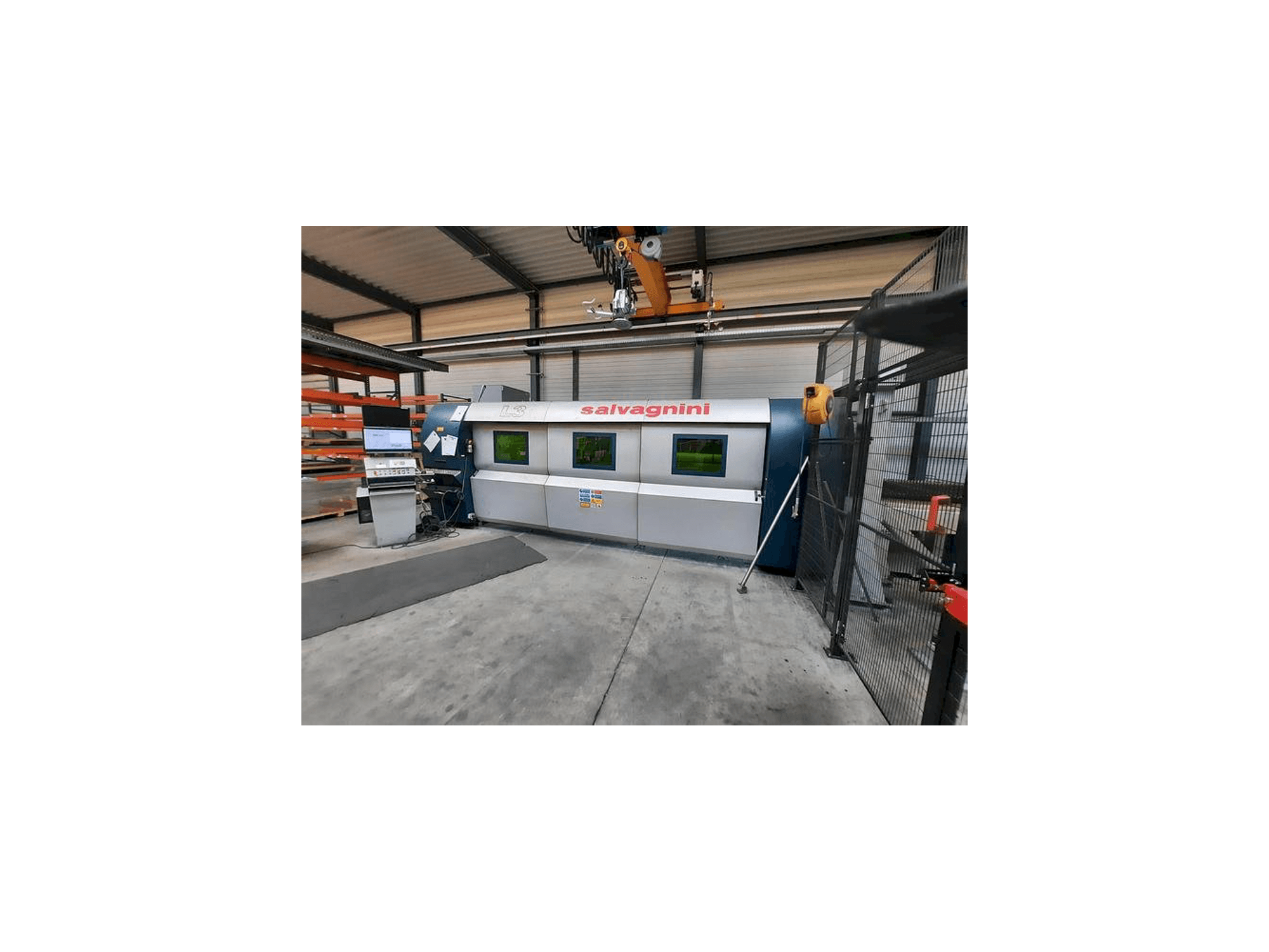 Vista frontal de la máquina Salvagnini L3 - 4020