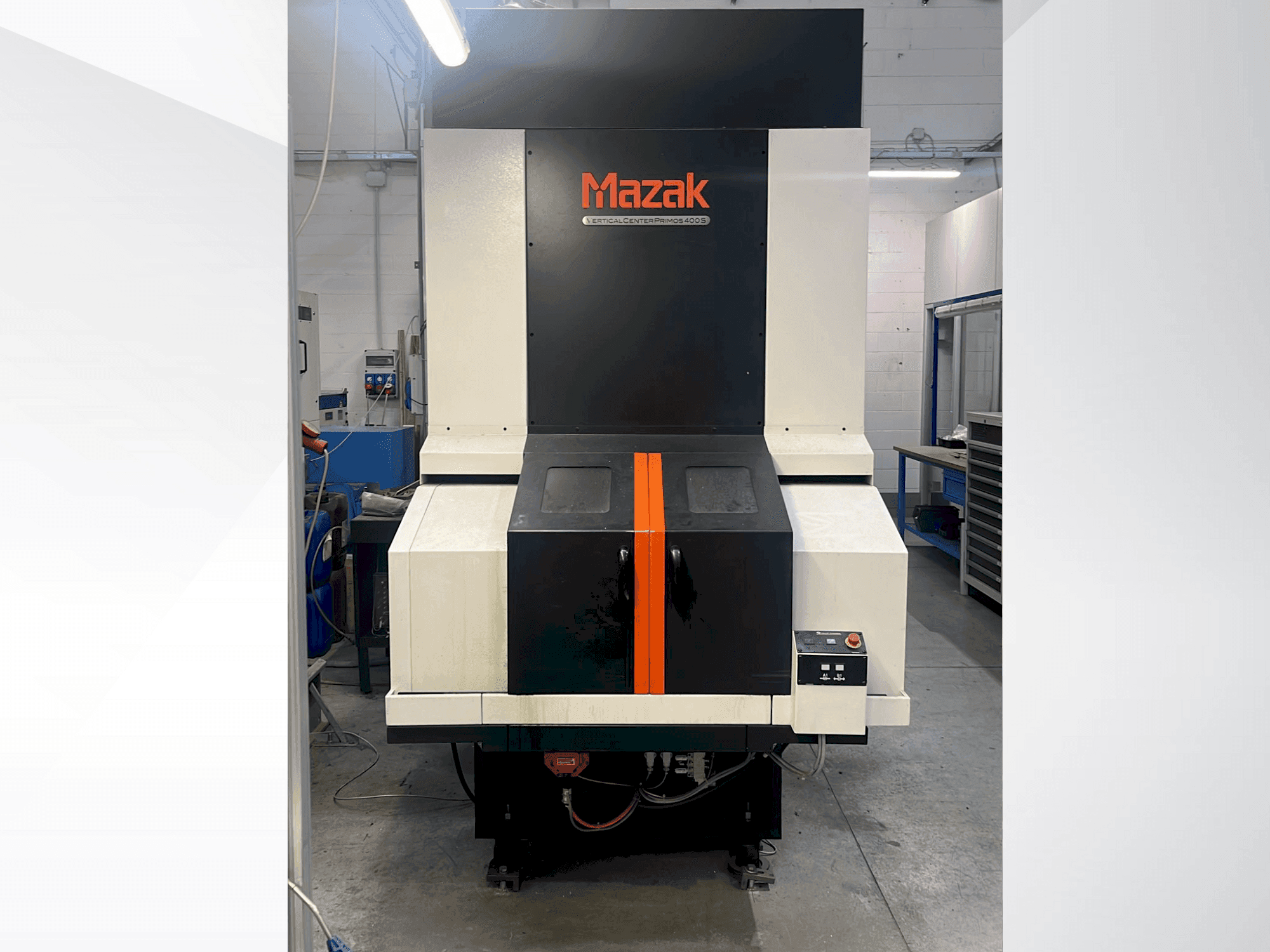 Vista frontal de la máquina Mazak VC PRIMOS 400S