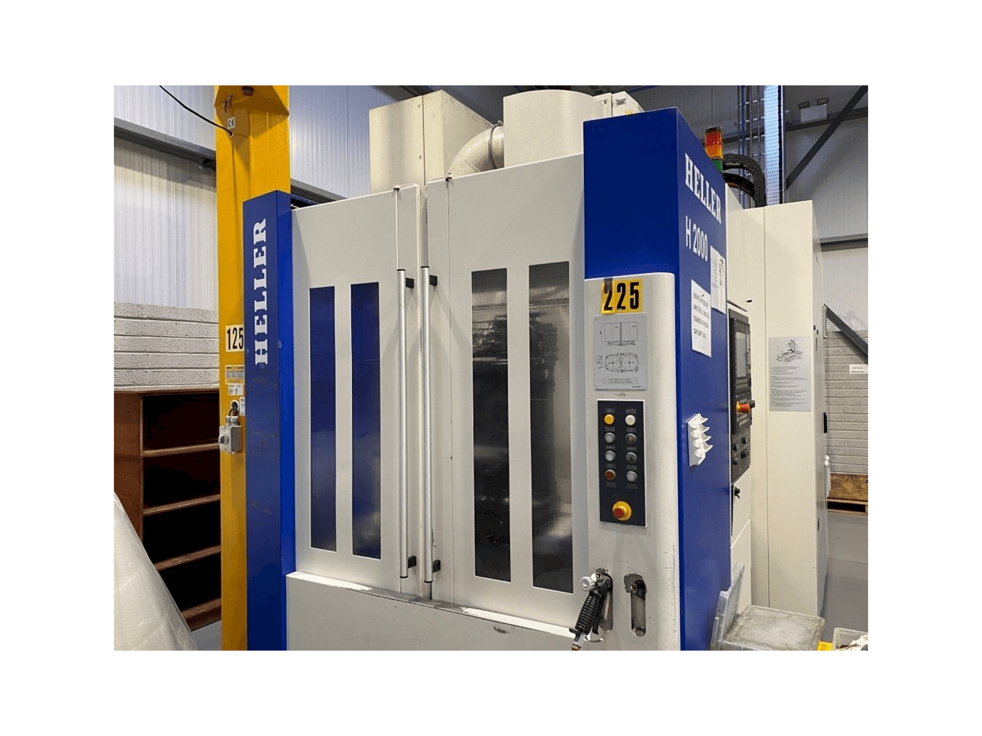 Vista frontal de la máquina HELLER H 2000