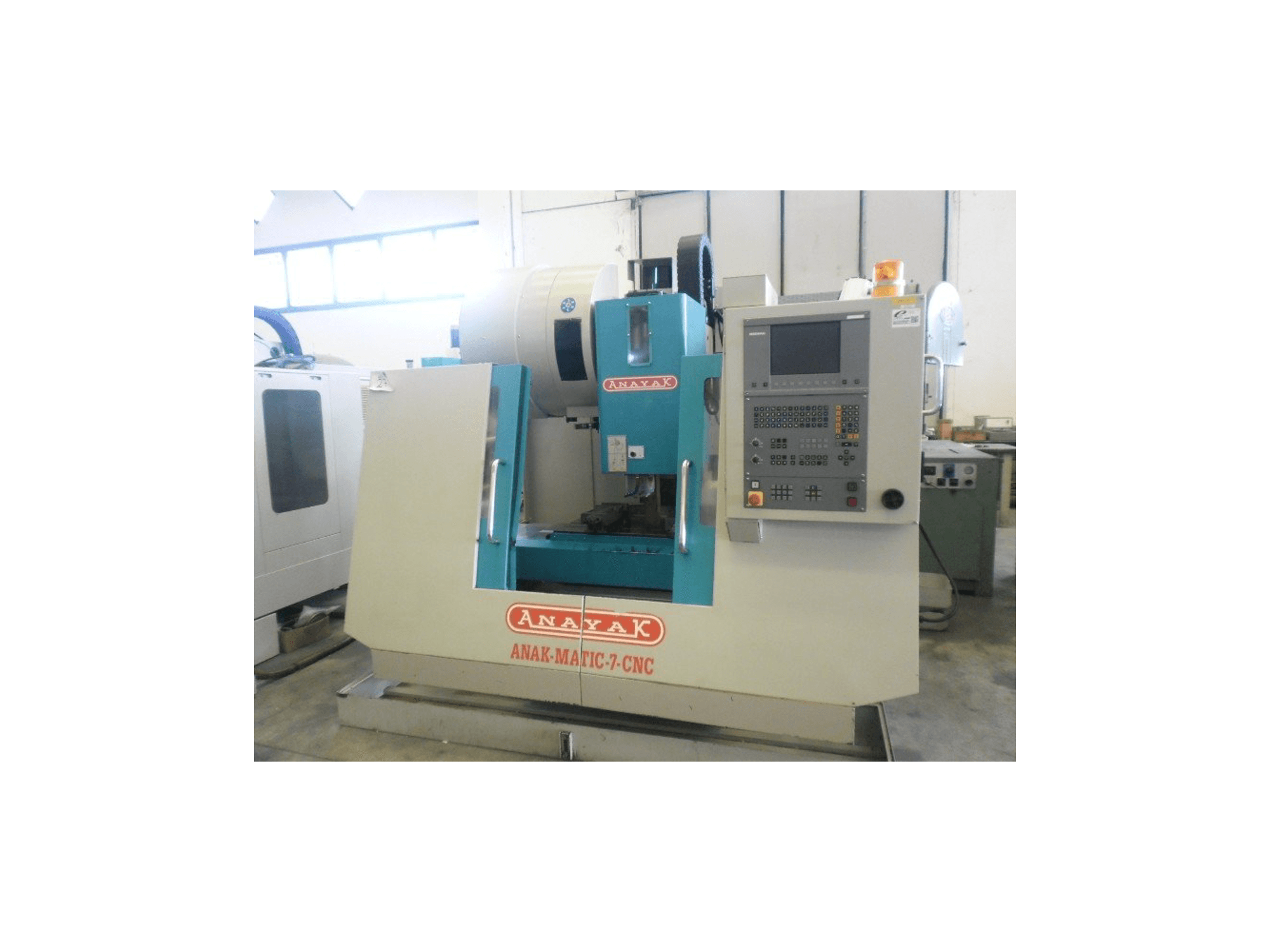 Vista frontal de la máquina ANAYAK ANAK-MATIC 7