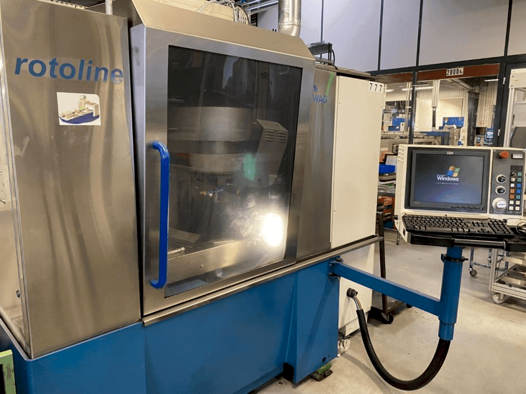 Vista frontal de la máquina EWAG ROTOLINE 6X