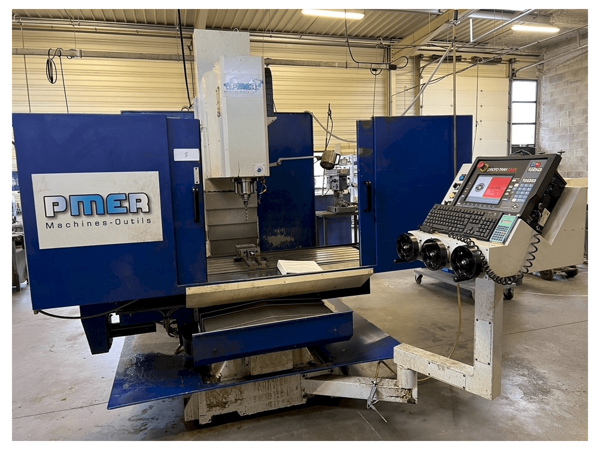 Vista frontal de la máquina PMER S-2473